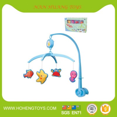 Wind Up Baby Hand Bed Crib Hanging Rotate Bell Ring Rattle Mobile Toy