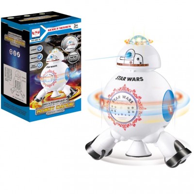 hot selling robot series toys electric robot 360degree rotation with music &light