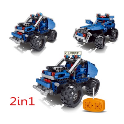 Super cool 2 in 1 building block rc car with competitive price