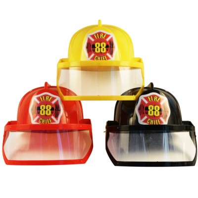 Preschool toy children plastic fire helmet