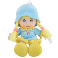 beautiful little girl stuffed plush fashion rag dolls factory wholesale