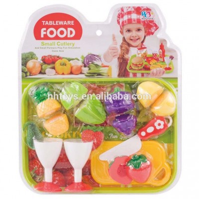 Pretend play cutting fruit vegetable children toy educational toy