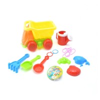 summer funny kis play set beach toys set plastic truck beach toys