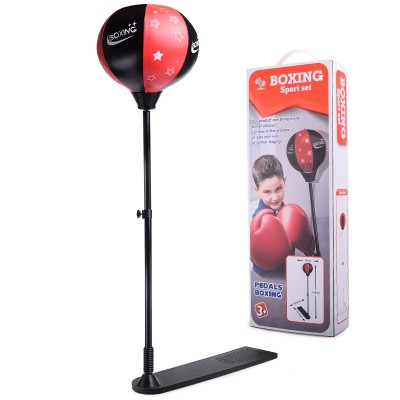 120 cm toys boxing set high Original manufacturing custom logo boxing punching bags kids boxing set  with pedal