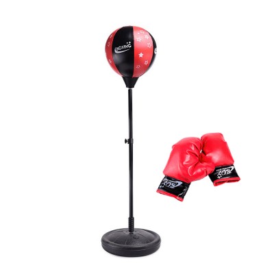 Amazon hot selling OEM 110cm Children Sport Toys Set Punching Boxing Ball