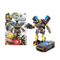 plastic robot change to car toys deform toy car